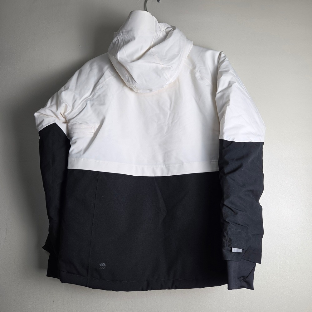 All in Motion Kids XL Ski Jacket White Black Waterproof Windproof Breathable - Picture 5 of 10